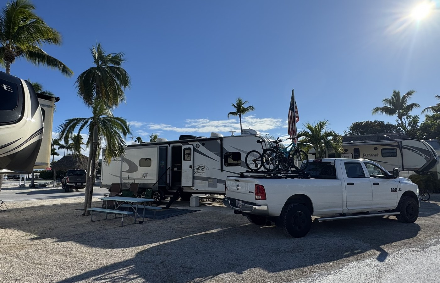 Campfires and Motors RV in a full-service campground