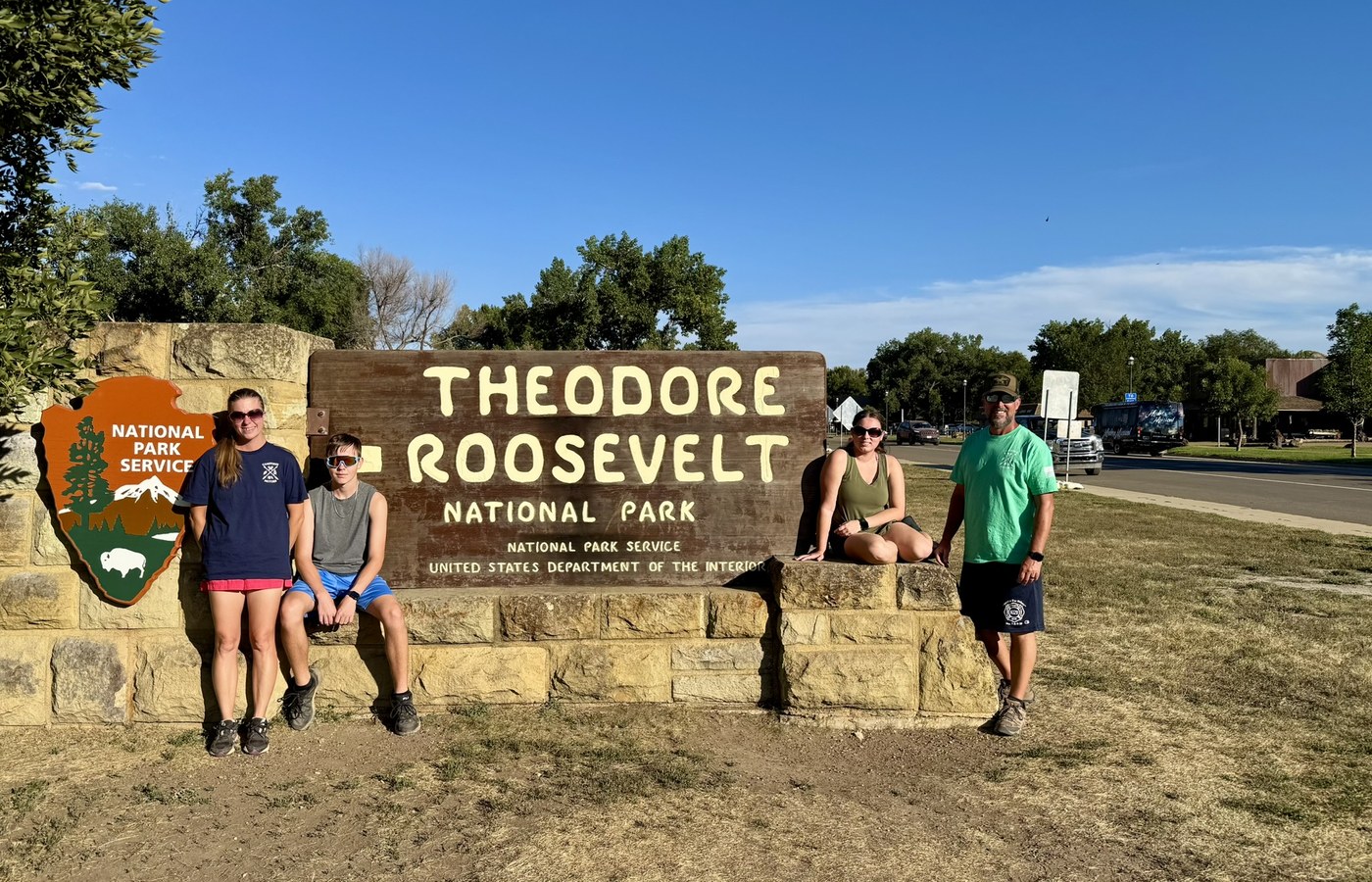 Campfires and Motors family at Theodore Roosevelt National Park